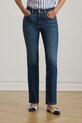 Lauren Ralph Lauren jeansy straight damskie niebieski 200P09006
