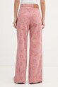 Oblačila Marimekko kavbojke s širokimi hlačnicami ženski 095193 roza