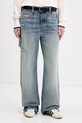 Tommy Jeans jeansy relaxed fit damskie niebieski DW0DW22378