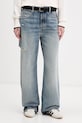 Tommy Jeans jeansy relaxed fit damskie niebieski DW0DW22378