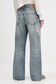 Odzież Tommy Jeans jeansy relaxed fit damskie DW0DW22378 niebieski