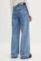 Дрехи Tommy Jeans дънки wide leg дамски DW0DW22641 син