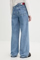 Дрехи Tommy Jeans дънки wide leg дамски DW0DW22641 син