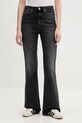 Tommy Jeans jeansy flare damskie czarny DW0DW22656