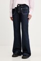 Tommy Jeans jeansy bootcut damskie granatowy DW0DW22665