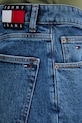 Tommy Jeans jeansy loose damskie niebieski DW0DW22668
