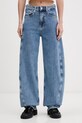 Tommy Jeans jeansy barrel damskie niebieski DW0DW22676