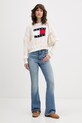 Tommy Jeans flare džíny dámské DW0DW22683 modrá SS26