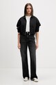 Tommy Jeans jeansy straight damskie DW0DW22713 czarny SS26