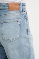 Tommy Jeans jeansy wide leg damskie niebieski DW0DW22746