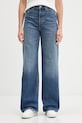 Tommy Jeans jeansy wide leg damskie niebieski DW0DW23029