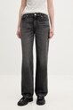 Tommy Jeans jeansy straight damskie szary DW0DW23045