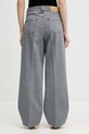 Odzież Maison Kitsuné jeansy relaxed fit damskie QW01103WD4021 szary