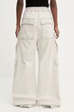 Odzież Rick Owens DRKSHDW Double Cargo Jumbo jeansy relaxed fit damskie DS01F4324.SDMW beżowy