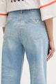 Just Cavalli jeansy straight damskie niebieski 80PAB5S7.CDWCF