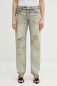 Kenzo jeansy Pants niebieski FG52DP2396Q8