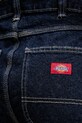 Dickies jeansy relaxed fit damskie DK0A883LRIN1 granatowy