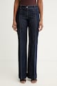 Missoni jeansy straight damskie granatowy DS26SI0L.BW00ZB