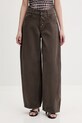 Miss Sixty jeansy relaxed fit damskie brązowy 6M1JJ47400