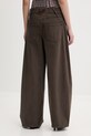Odzież Miss Sixty jeansy relaxed fit damskie 6M1JJ47400 brązowy