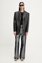 rag & bone jeansy wide leg damskie Logan RJ2525H1RLU granatowy SS26