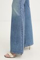 rag & bone spodnie dzwony damskie z wiskozy Miramar Dhalia RC7525H7MPO niebieski