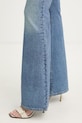 rag & bone spodnie dzwony damskie z wiskozy Miramar Dhalia RC7525H7MPO niebieski