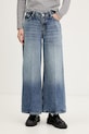 HUGO jeansy wide leg damskie Geredith_1 niebieski 50556985