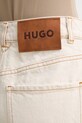 HUGO jeansy tapered damskie Gimine_5 beżowy 50561201