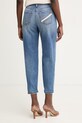 Odzież Elisabetta Franchi jeansy relaxed fit damskie PJ27D61E1 niebieski