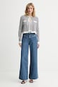 Karl Lagerfeld jeansy wide leg damskie B2W10038 niebieski SS26