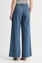 Odzież Karl Lagerfeld jeansy wide leg damskie B2W10038 niebieski