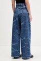 Odzież Karl Lagerfeld Jeans jeansy wide leg damskie B2W10101 niebieski