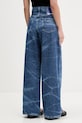 Odzież Karl Lagerfeld Jeans jeansy wide leg damskie B2W10101 niebieski