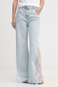 Blugirl Blumarine jeansy relaxed fit damskie niebieski RA6181.D5009