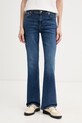 Gant jeansy flare damskie niebieski 4100307