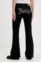 Ρούχα Juicy Couture τζιν flare γυναικεία LOW RISE BOOTCU JCDJE126955 μαύρο