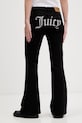 Ρούχα Juicy Couture τζιν flare γυναικεία LOW RISE BOOTCU JCDJE126955 μαύρο