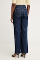 Morgan jeansy straight damskie PASCI granatowy SS26