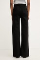 Odzież Morgan jeansy wide leg damskie PIUMI czarny