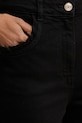 Morgan jeansy wide leg damskie czarny PIUMI