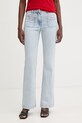 Morgan jeansy bootcut damskie niebieski POLASO