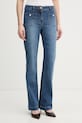 Morgan jeansy flare damskie niebieski POLASO2