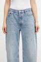 Anine Bing Fritz jeansy barrel damskie niebieski A.06.11764