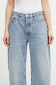 Anine Bing Fritz jeansy barrel damskie niebieski A.06.11764