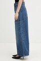 GANNI jeansy relaxed fit damskie A1100180 niebieski SS26