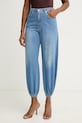 Haveone jeansy relaxed fit damskie niebieski PLS.Q046