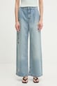 MUNTHE jeansy wide leg damskie BRALI niebieski 261143526187
