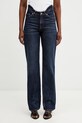Jean Paul GAULTIER Curvy Waistband jeansy straight damskie niebieski 26.02.W.TR097.D030.55