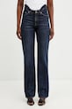 Jean Paul GAULTIER Curvy Waistband jeansy straight damskie niebieski 26.02.W.TR097.D030.55